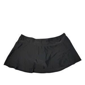 Pure Energy Black Swim Skort Size 20/22W New without tags